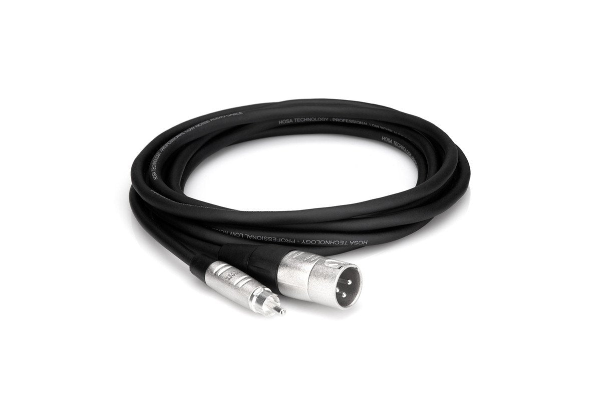 Hosa HRX-010 Pro Unbalanced Interconnect REAN RCA to XLR3M 10 ft