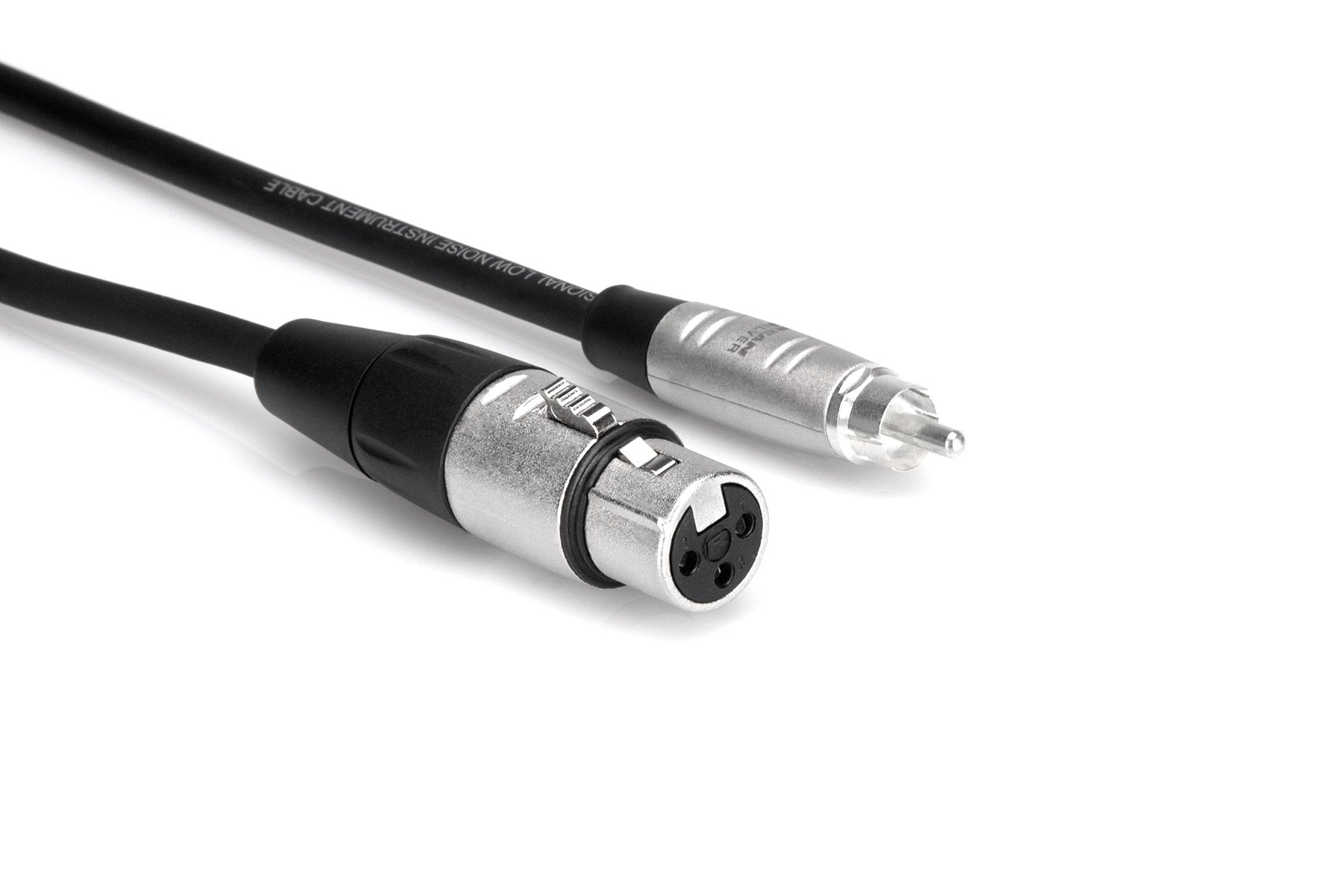 Hosa HXR-010 Pro Unbalanced Interconnect REAN XLR3F to RCA 10 ft