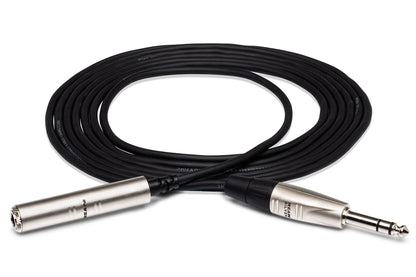 Hosa HXSS-025 Headphone Extension Cable REAN 1/4 in TRS to Same