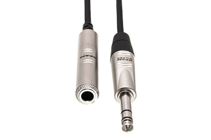 Hosa HXSS-025 Headphone Extension Cable REAN 1/4 in TRS to Same