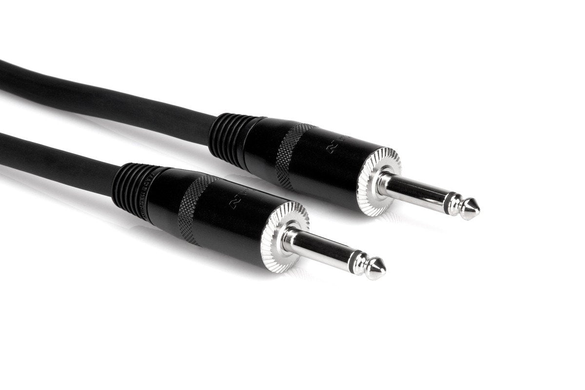 Hosa SKJ-410 Pro Speaker Cable REAN 1/4 in TS to Same 10 ft