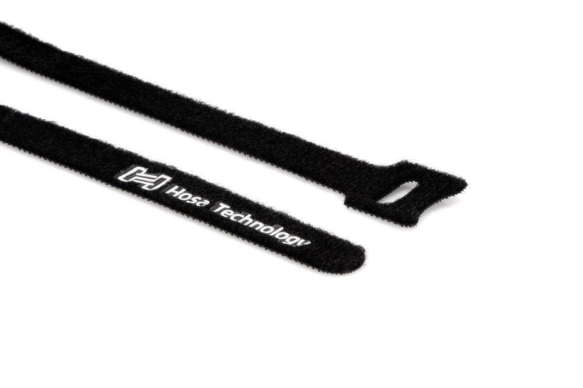 Hosa WTI-508 Cable Tie Hook & Loop 0.5 in x 8 in 50 pc