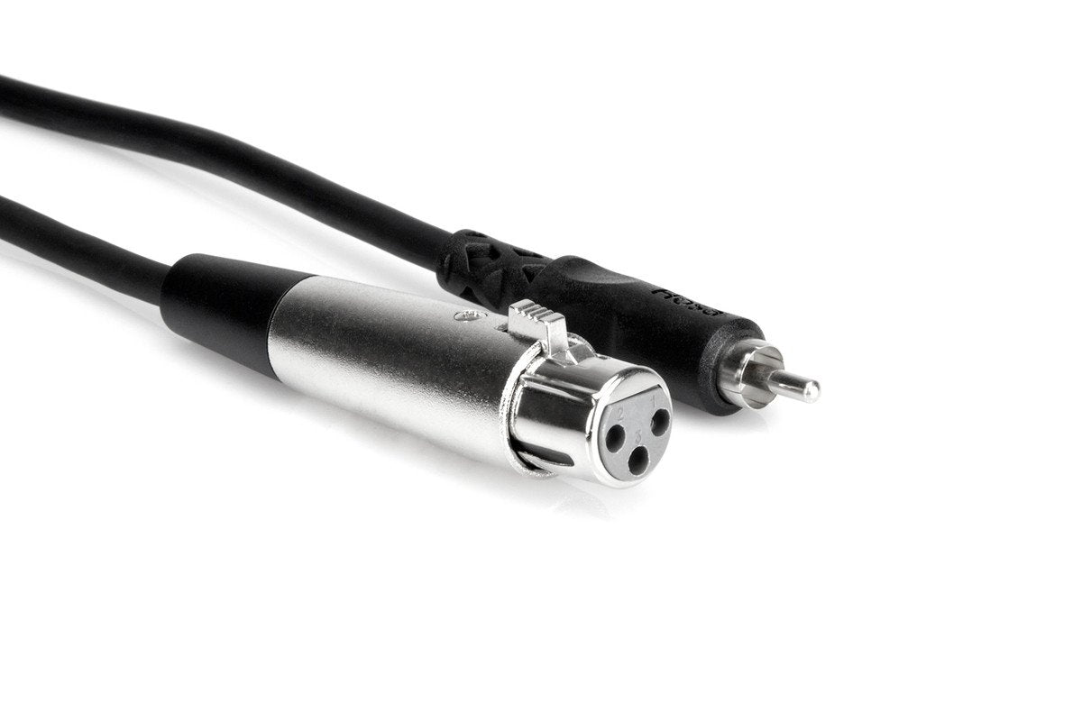 Hosa XRF-110 RCA Male to XLR Female 10ft