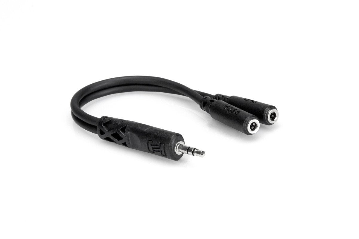 Hosa YMM-232 Y Cable 3.5 mm TRS to Dual 3.5 mm TRSF