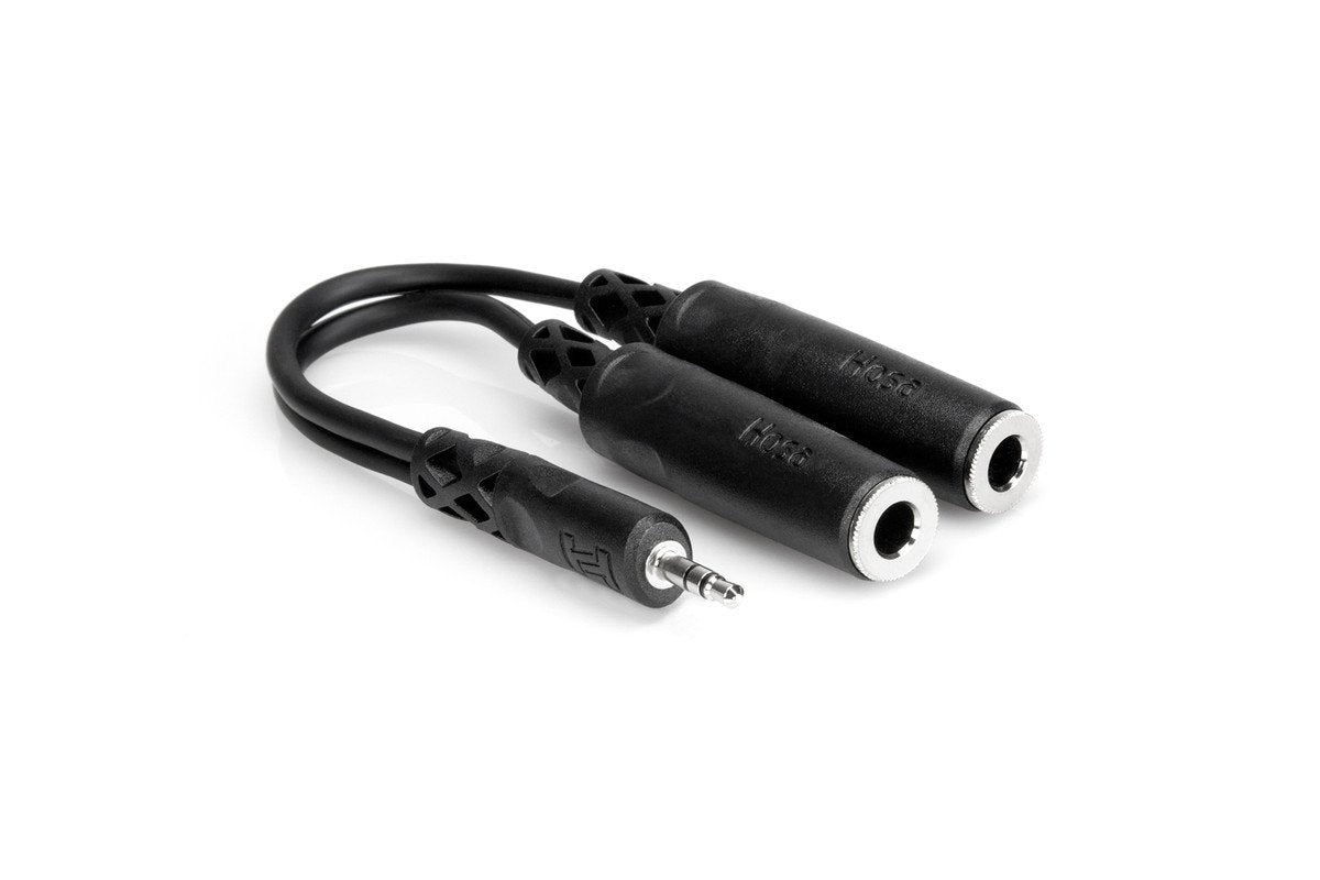 Hosa YMP-233 3.5mm TRS to Dual 1/4" Female