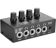 On-Stage HA4000 Four Channel Professional Headphone Amplifier