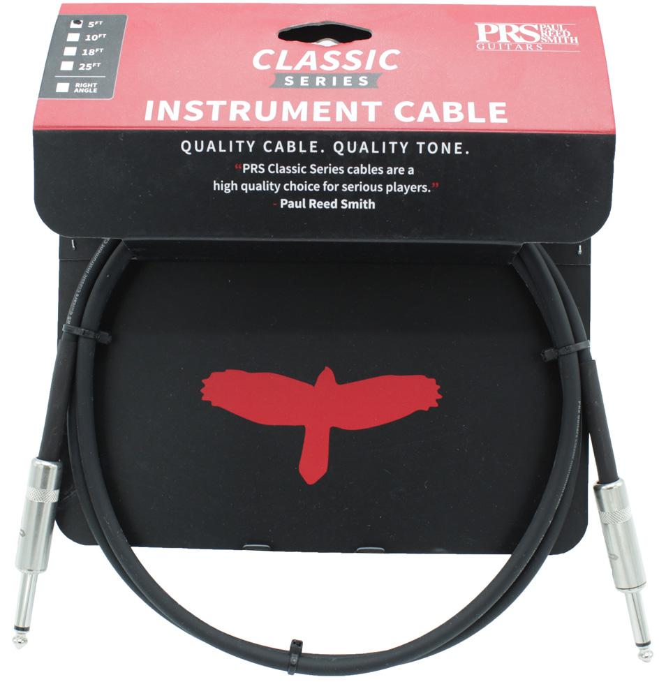 PRS 5ft Classic Instrument Cable Straight-Straight