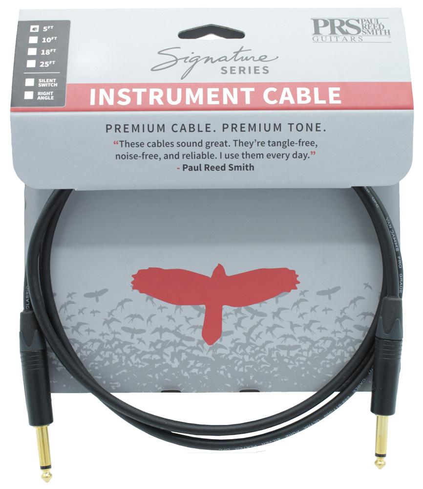 PRS 5ft Signature Instrument Cable Straight-Straight