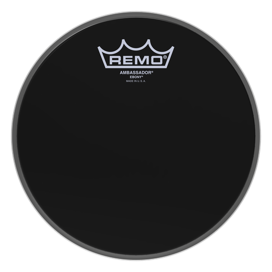 Remo Ambassador Ebony 8"