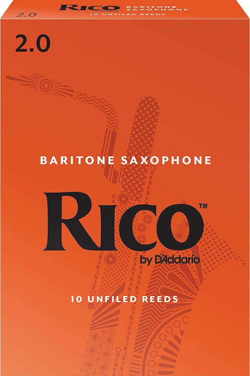 Rico Baritone Saxophone Reeds Strength 2 10 Box