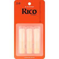 Rico Clarinet Reed Strength 2 3 Pack