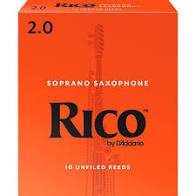 Rico Soprano Saxophone Reeds Strength 2 10 Box