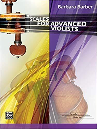 Alfred Scales for Advanced Violists by Barbara Barber Book, Alfred Publishing