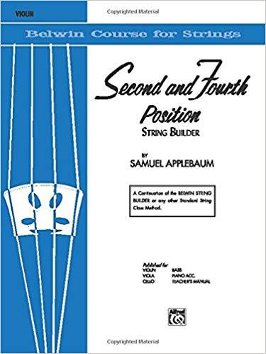 Second and Fourth Position String Builder: Violin (Belwin Course for Strings)