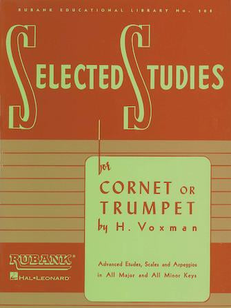 Selected Studies for Cornet or Trumpet Book, Hal Leonard Publishing