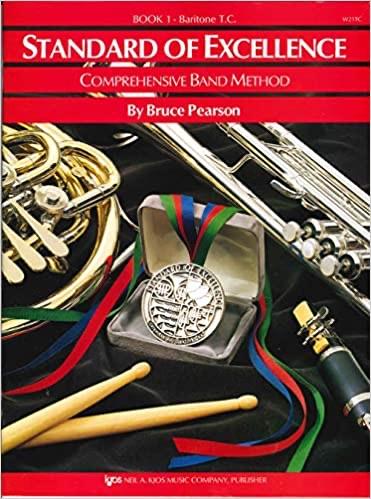 Standard of Excellence: Baritone T.C. - Enhanced Book 1, KJOS Publishing