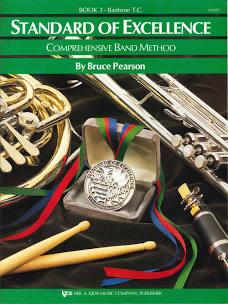 Standard of Excellence: Baritone T.C. - Book 3, KJOS Publishing
