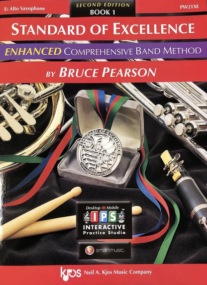 Standard of Excellence: Eb Alto Saxophone - Enhanced Book 1, KJOS Publishing