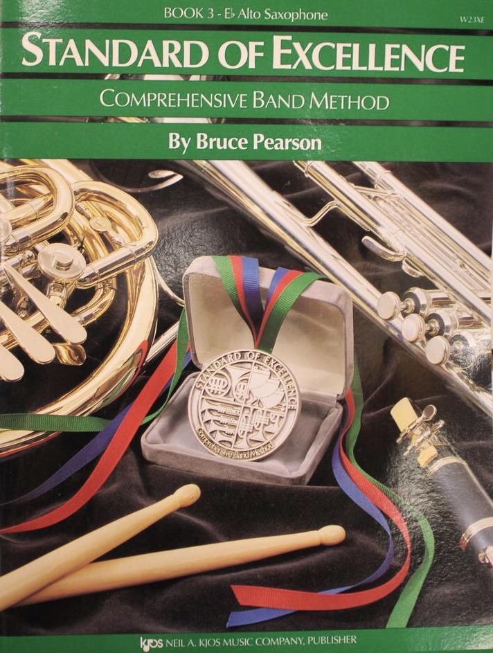 Standard of Excellence: Eb Alto Saxophone - Book 3, KJOS Publishing