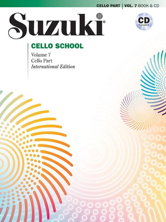 Suzuki Cello School Vol 7: International Edition Book & CD, Alfred Publishing