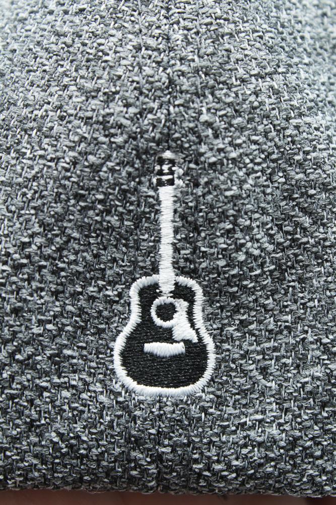 Taylor Crown Logo Flex Fit Cap, Grey, Large/XL