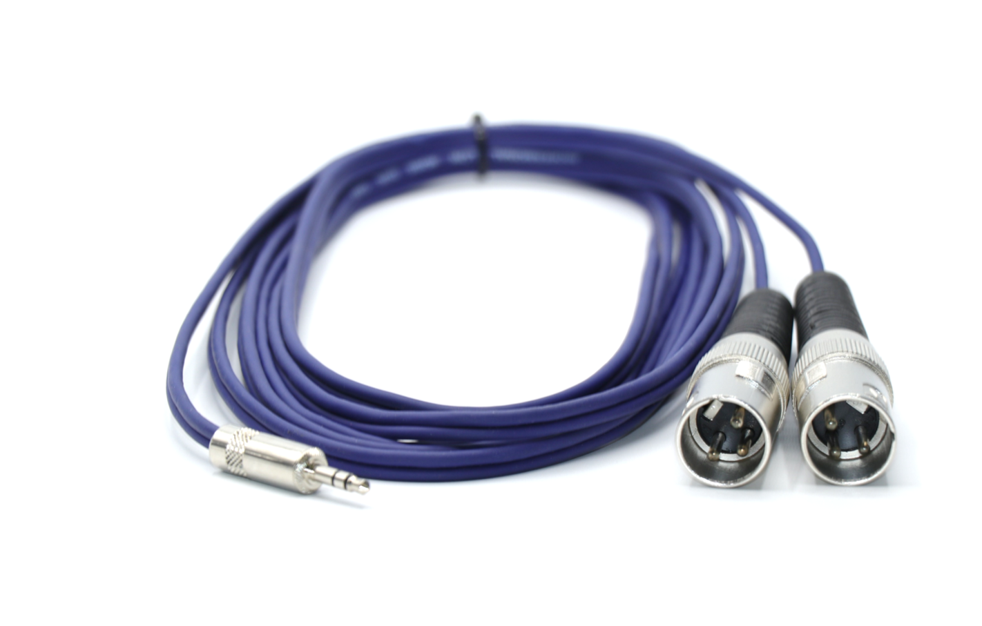 Tour Tough TPC134A 3.5mm Stereo Male to (2) XLRM Patch Cable, 10ft