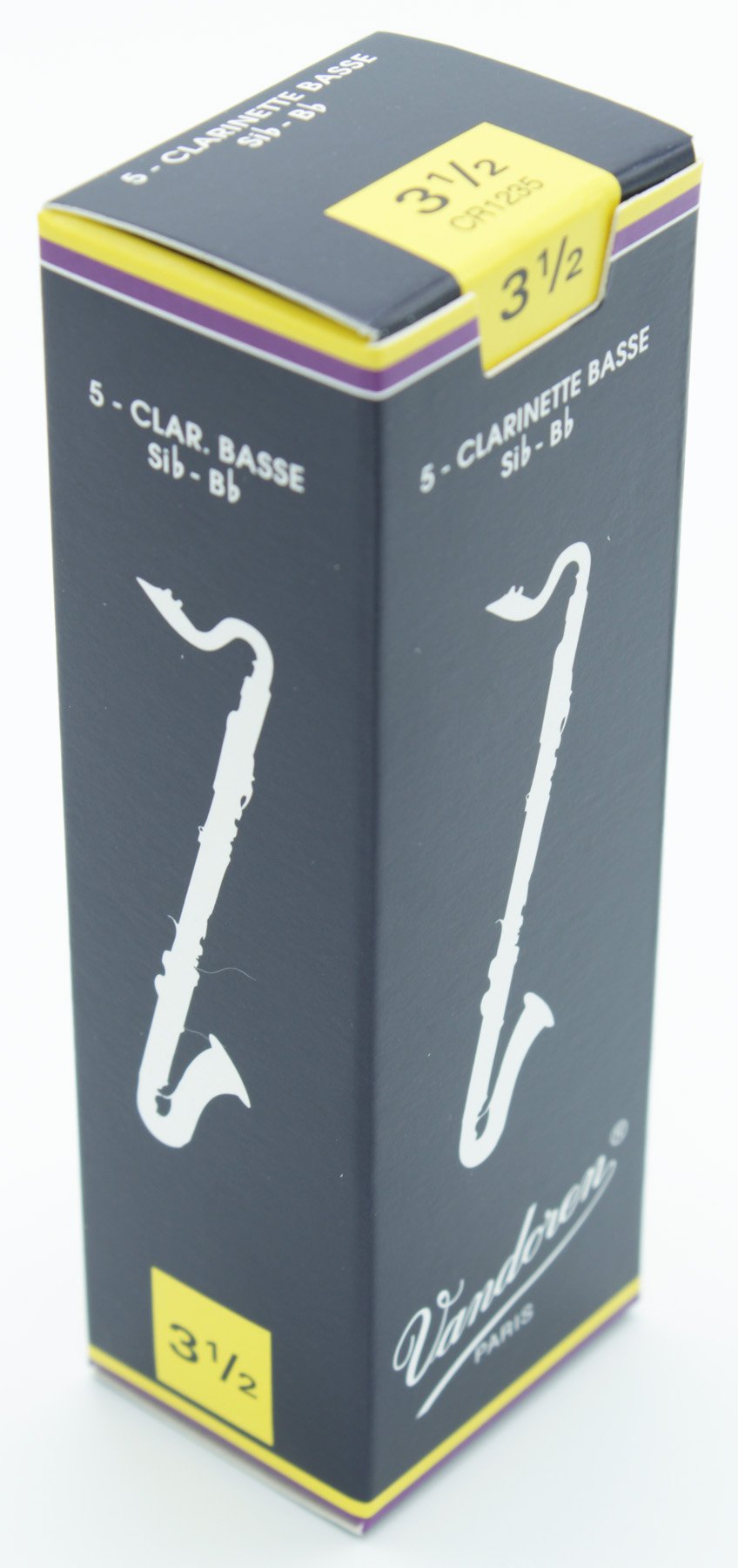 Vandoren CR1235 Bass Clarinet Reeds 3.5 5 Box
