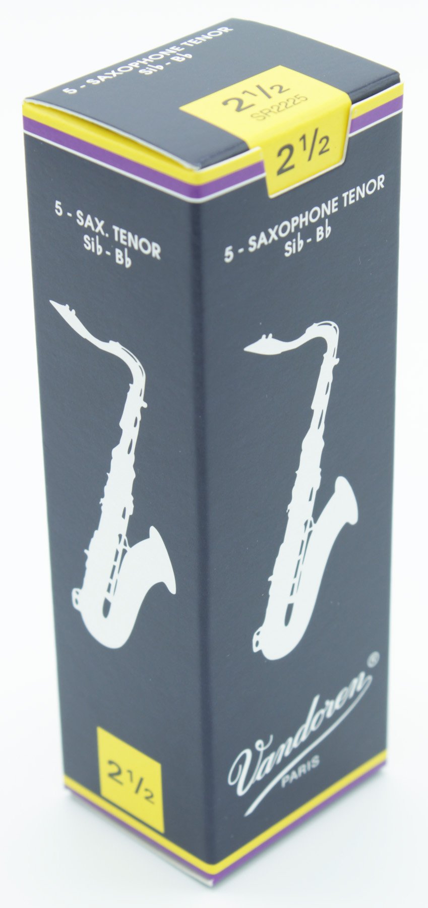 Vandoren SR2225 Tenor Saxophone Reeds 2.5 5 Box