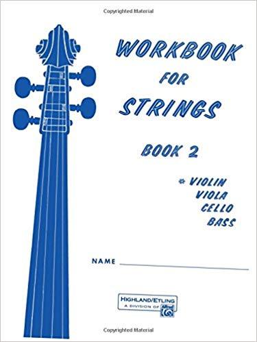 Workbook for Strings: Violin Book 2