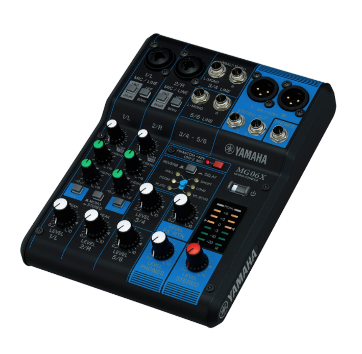 Yamaha MG06 6-Channel Mixer B-Stock