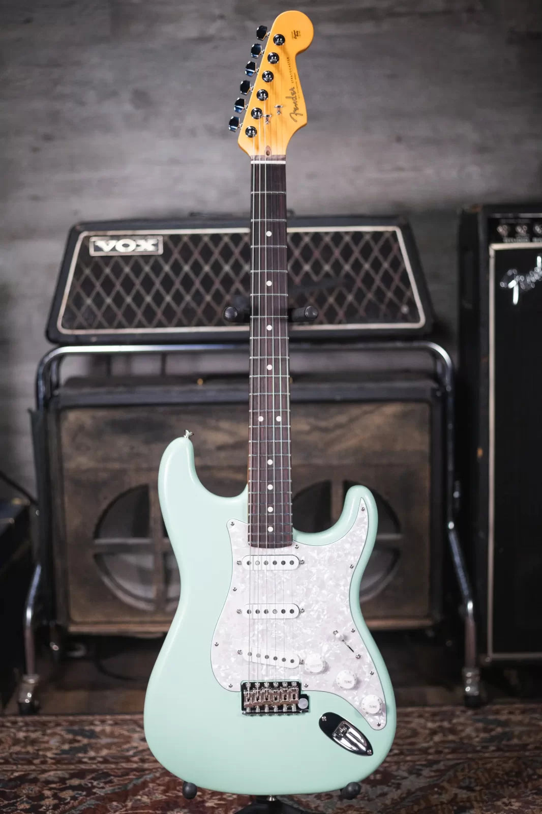 Fender Limited Edition Cory Wong Stratocaster - Surf Green with Deluxe Molded Case - Floor Model