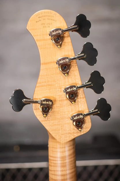 Sadowsky Limited Edition 2023 MasterBuilt 21-Fret 5-String Standard J/J Bass - Majestic Red Transparent