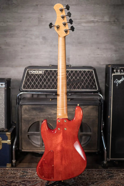 Sadowsky Limited Edition 2023 MasterBuilt 21-Fret 5-String Standard J/J Bass - Majestic Red Transparent
