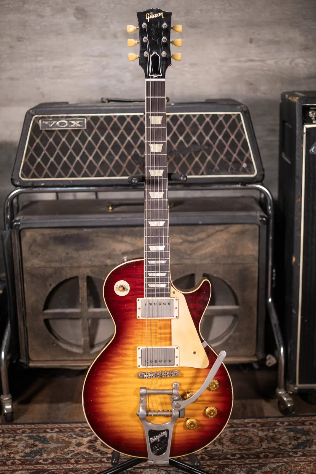 Gibson Custom Shop 1959 Les Paul Standard Reissue Limited Edition Murphy Lab Aged with Brazilian Rosewood - Tom's Tri-Burst with Hardshell Case