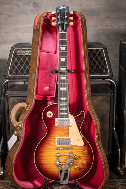Gibson Custom Shop 1959 Les Paul Standard Reissue Limited Edition Murphy Lab Aged with Brazilian Rosewood - Tom's Tri-Burst with Hardshell Case