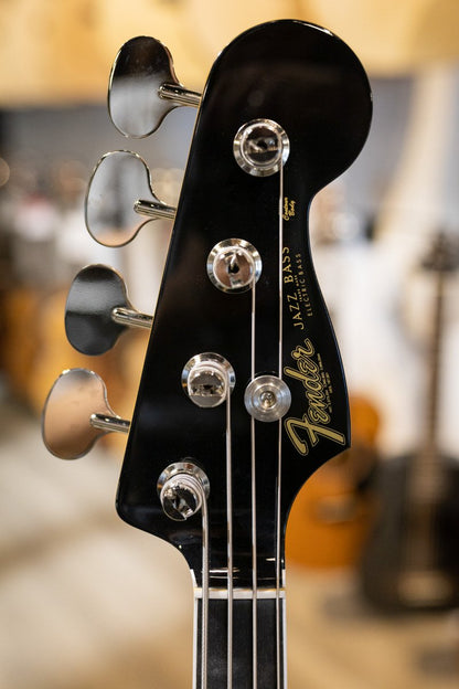 Fender Gold Foil Jazz Bass, Ebony Fingerboard, 2-Color Sunburst - Deluxe Gig Bag - Floor Model