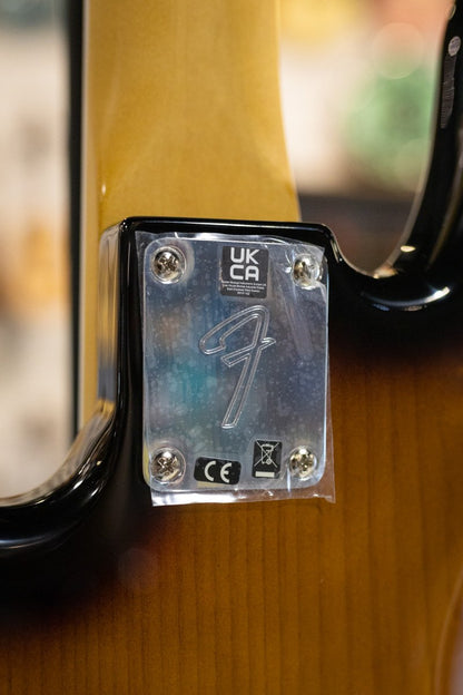 Fender Gold Foil Jazz Bass, Ebony Fingerboard, 2-Color Sunburst - Deluxe Gig Bag - Floor Model