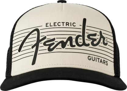 Fender Electric Hat Black/Cream One Size