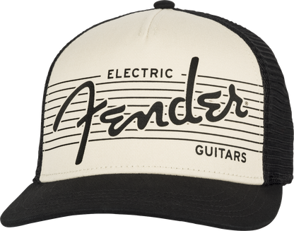 Fender Electric Hat Black/Cream One Size