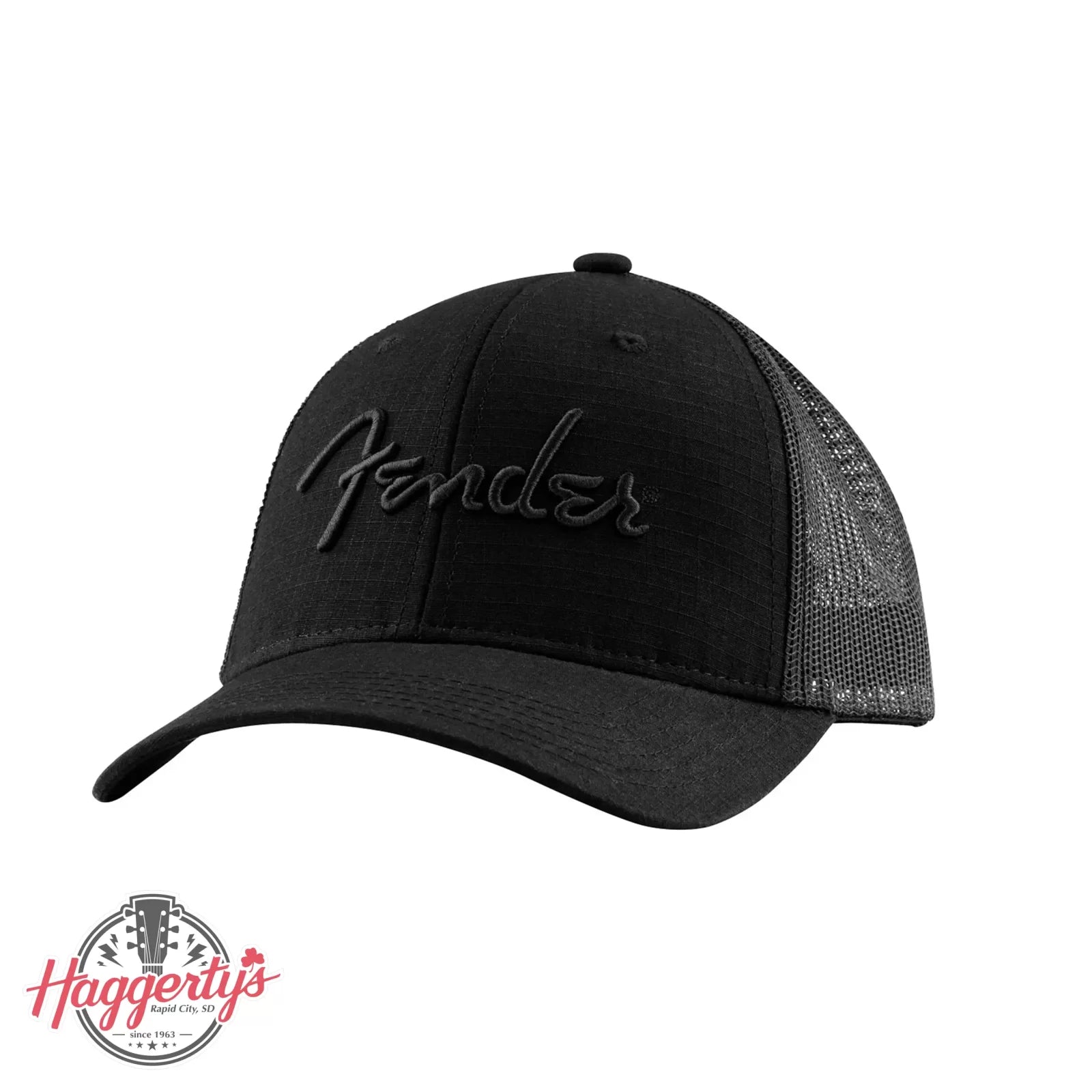 Fender Snap Back Pick Holder Hat - Black