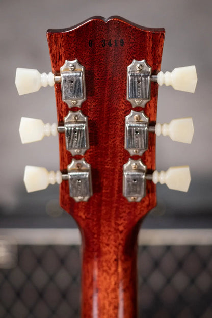 Gibson Custom Shop 1960 Les Paul Standard Murphy Lab Reissue, Ultra Light Aged - Wide Tomato Burst with Hardshell Case - Floor Model