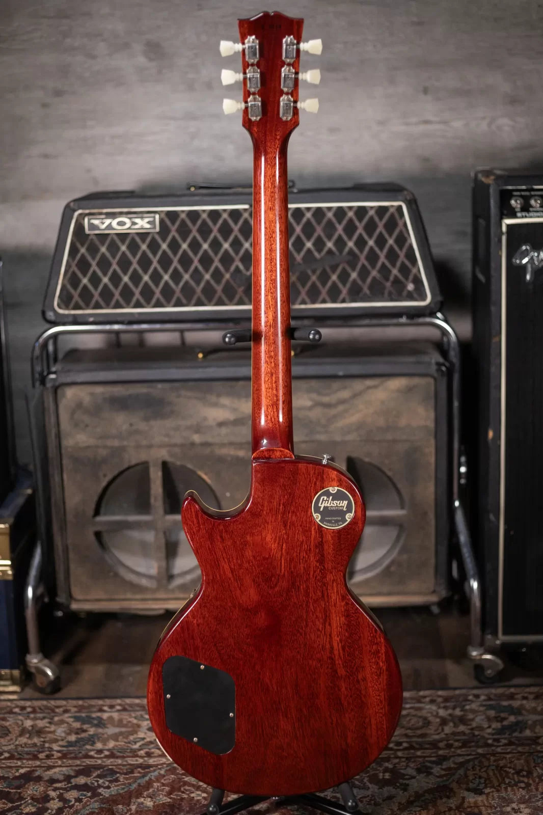 Gibson Custom Shop 1960 Les Paul Standard Murphy Lab Reissue, Ultra Light Aged - Wide Tomato Burst with Hardshell Case - Floor Model