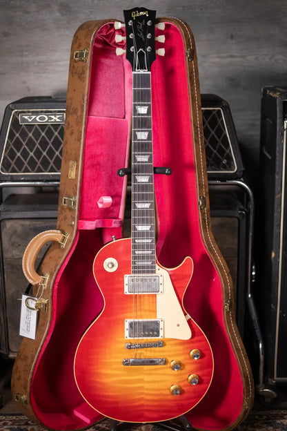 Gibson Custom Shop 1960 Les Paul Standard Murphy Lab Reissue, Ultra Light Aged - Wide Tomato Burst with Hardshell Case - Floor Model