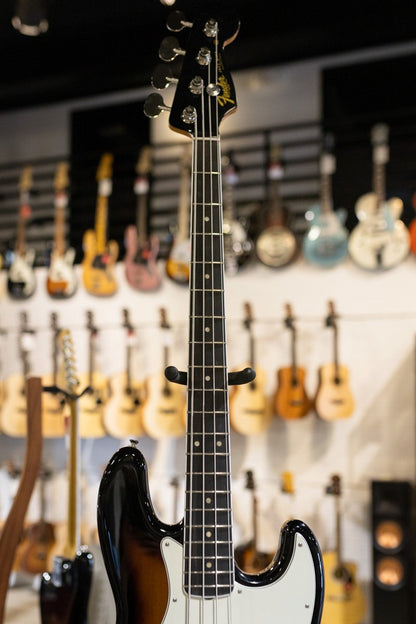 Fender Gold Foil Jazz Bass, Ebony Fingerboard, 2-Color Sunburst - Deluxe Gig Bag - Floor Model Demo