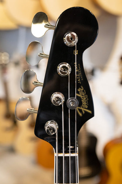 Fender Gold Foil Jazz Bass, Ebony Fingerboard, 2-Color Sunburst - Deluxe Gig Bag - Floor Model Demo
