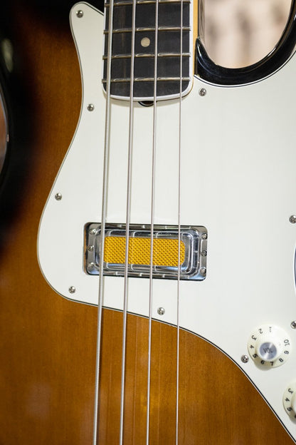 Fender Gold Foil Jazz Bass, Ebony Fingerboard, 2-Color Sunburst - Deluxe Gig Bag - Floor Model Demo