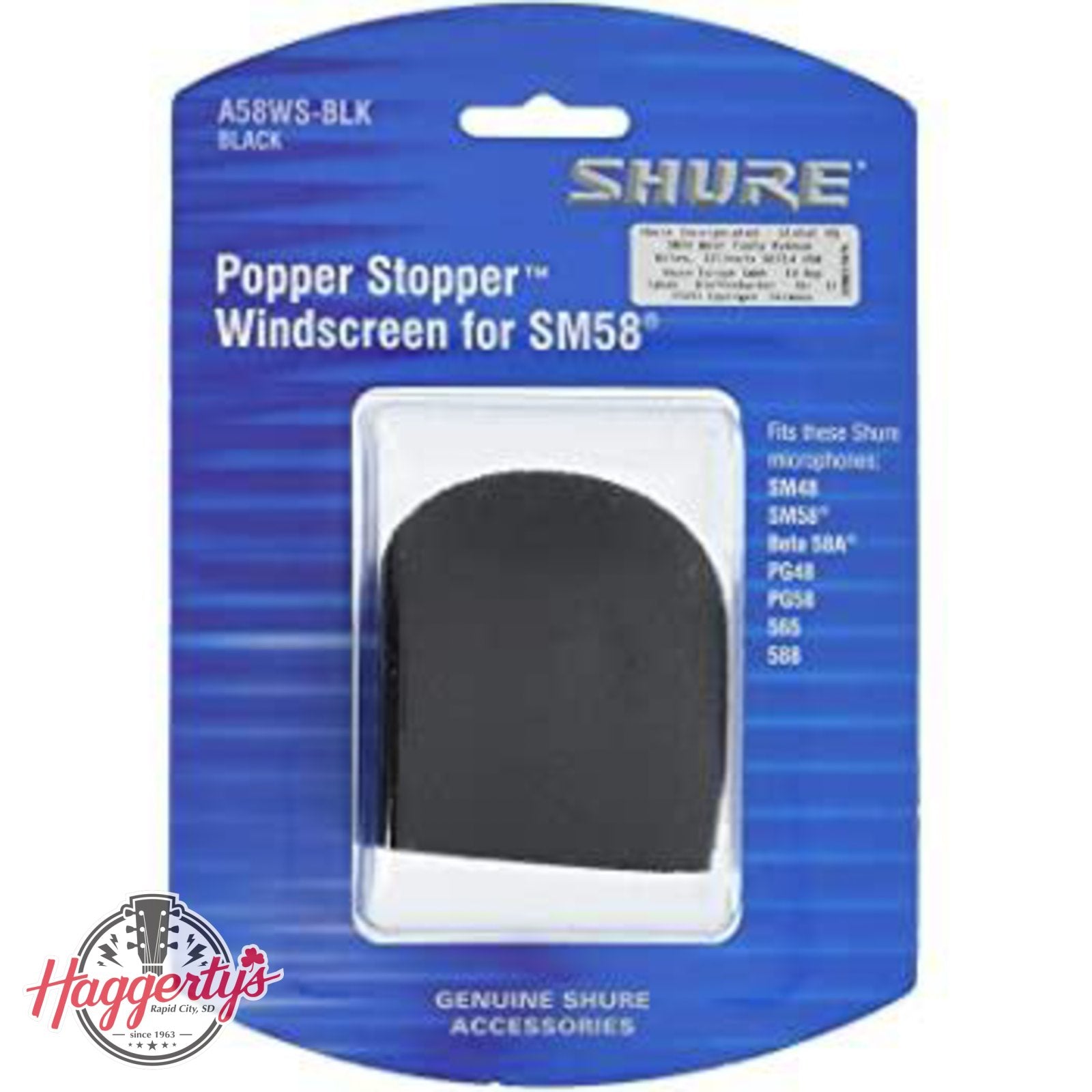 Shure SM58 Windscreen Black