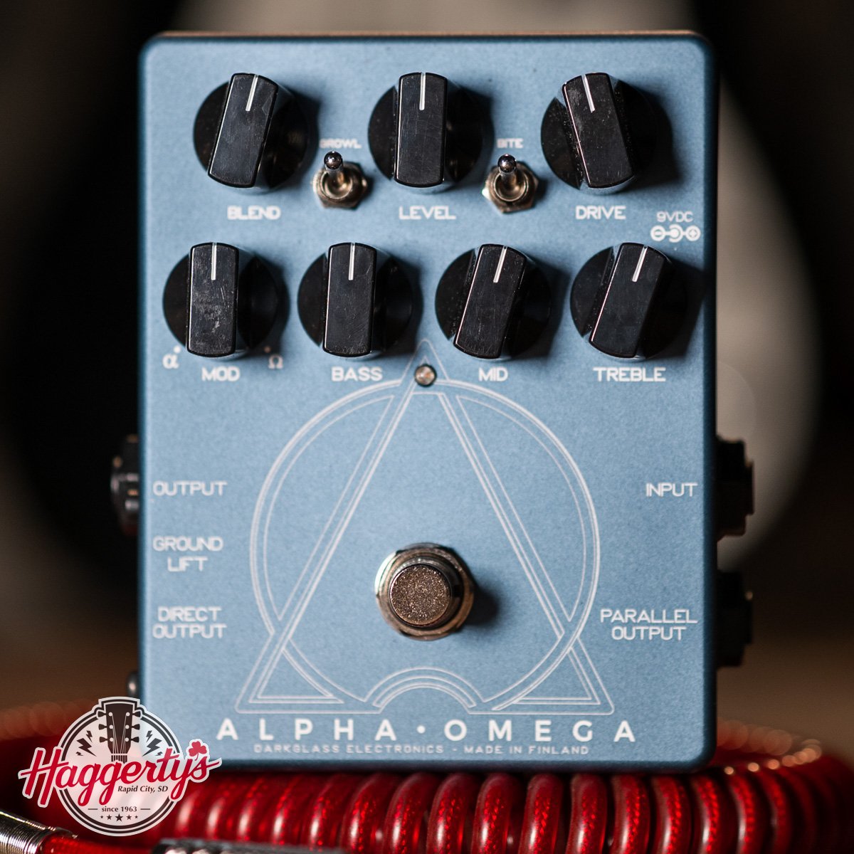 Darkglass Alpha Omega Bass Preamp Bass Guitar Pedal