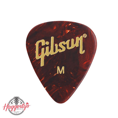 Gibson Tortoise Shell Guitar Picks 12-Pack Medium