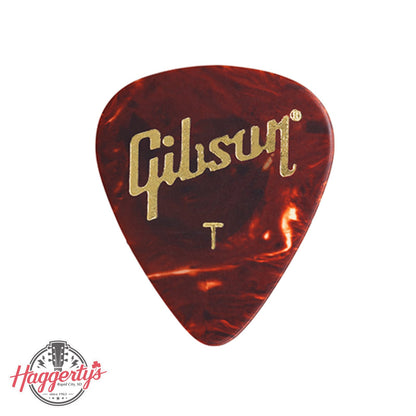 Gibson Tortoise Shell Guitar Picks 12-Pack Thin